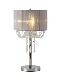 IL31749/GY  Freida 55cm Table Lamp 3 Light